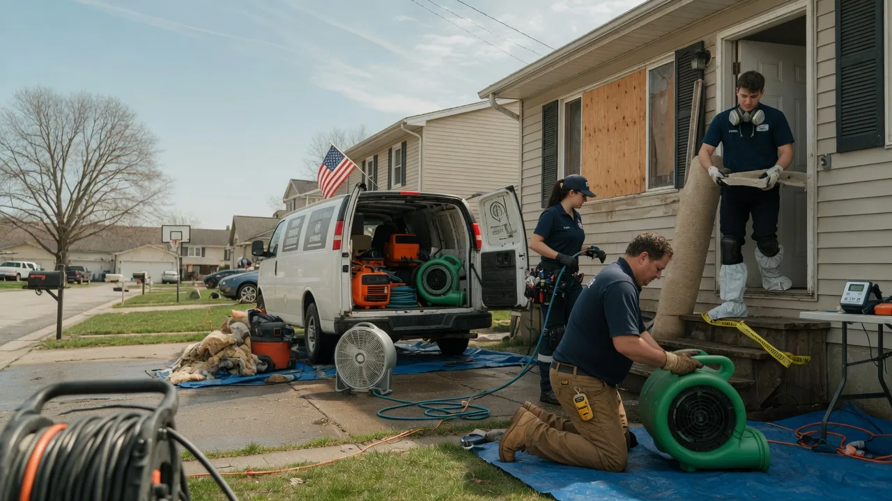 Water Damage Restoration in Lynnville, IN near me